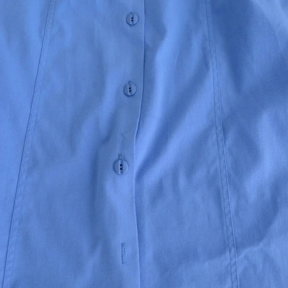 Vintage Koret Baby Blue Button Down Midi Skirt - Picture 6 of 11